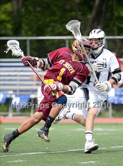 Thumbnail 3 in St. Joseph @ Staples (FCIAC Quarterfinal) photogallery.