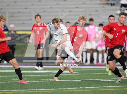Thumbnail 2 in Bishop Watterson vs Fairfield Union (OHSAA D2 Regional Final) photogallery.