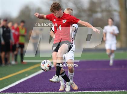 Thumbnail 2 in Bishop Watterson vs Fairfield Union (OHSAA D2 Regional Final) photogallery.