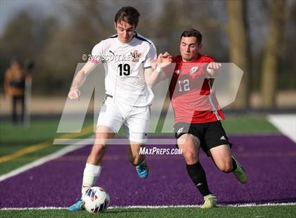 Thumbnail 2 in Bishop Watterson vs Fairfield Union (OHSAA D2 Regional Final) photogallery.