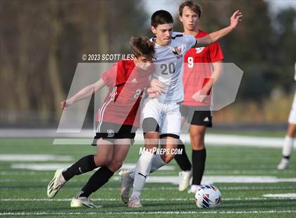 Thumbnail 2 in Bishop Watterson vs Fairfield Union (OHSAA D2 Regional Final) photogallery.