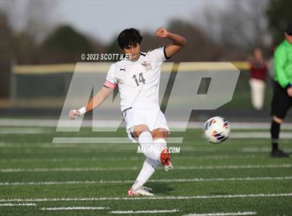 Thumbnail 2 in Bishop Watterson vs Fairfield Union (OHSAA D2 Regional Final) photogallery.