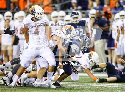 Thumbnail 3 in Eastside Catholic vs Gonzaga Prep (Emerald City Kickoff Classic) photogallery.