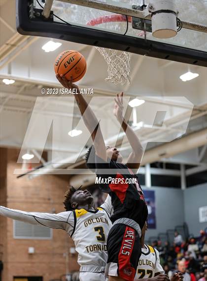 Thumbnail 1 in Fairmont vs Red Springs (2023 Robeson County Shootout) photogallery.