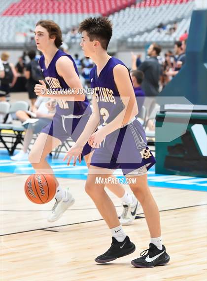 Thumbnail 1 in Sunrise Mountain vs. Rancho Solano - Section 7 Basketball Tournament photogallery.