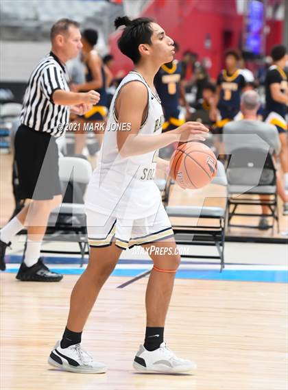 Thumbnail 2 in Sunrise Mountain vs. Rancho Solano - Section 7 Basketball Tournament photogallery.