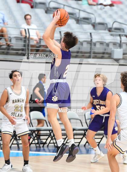 Thumbnail 1 in Sunrise Mountain vs. Rancho Solano - Section 7 Basketball Tournament photogallery.