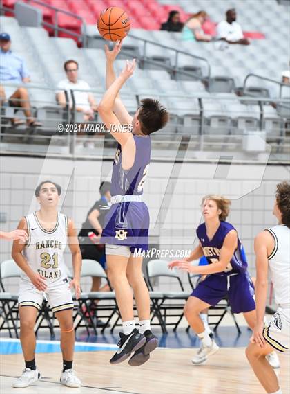 Thumbnail 2 in Sunrise Mountain vs. Rancho Solano - Section 7 Basketball Tournament photogallery.