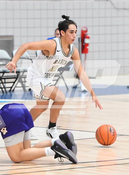 Thumbnail 1 in Sunrise Mountain vs. Rancho Solano - Section 7 Basketball Tournament photogallery.