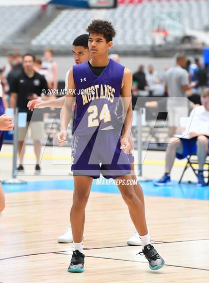 Thumbnail 1 in Sunrise Mountain vs. Rancho Solano - Section 7 Basketball Tournament photogallery.