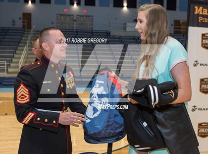 Thumbnail 1 in Marines H.S. Female Athlete of the Year - Thayer Hall  photogallery.