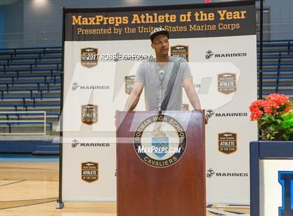 Thumbnail 1 in Marines H.S. Female Athlete of the Year - Thayer Hall  photogallery.
