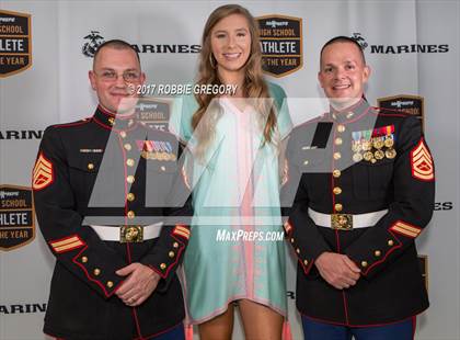Thumbnail 1 in Marines H.S. Female Athlete of the Year - Thayer Hall  photogallery.