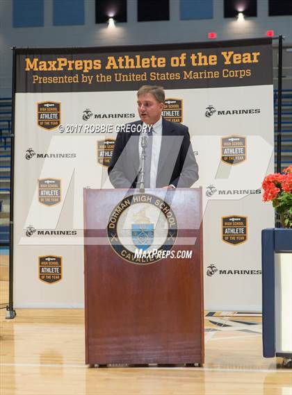 Thumbnail 2 in Marines H.S. Female Athlete of the Year - Thayer Hall  photogallery.