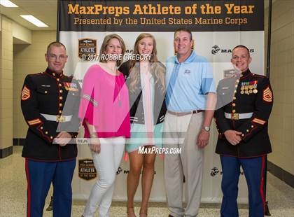 Thumbnail 2 in Marines H.S. Female Athlete of the Year - Thayer Hall  photogallery.