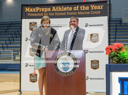 Thumbnail 2 in Marines H.S. Female Athlete of the Year - Thayer Hall  photogallery.