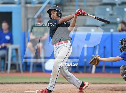 Thumbnail 3 in HVMSBL High School Futures (Team Black vs Team Blue) photogallery.