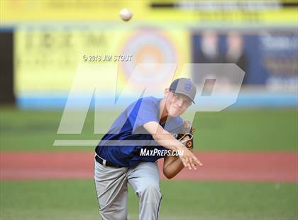 Thumbnail 3 in HVMSBL High School Futures (Team Black vs Team Blue) photogallery.