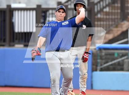 Thumbnail 2 in HVMSBL High School Futures (Team Black vs Team Blue) photogallery.
