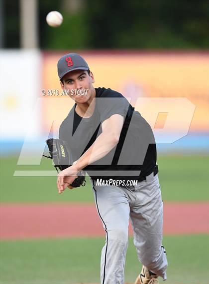 Thumbnail 3 in HVMSBL High School Futures (Team Black vs Team Blue) photogallery.