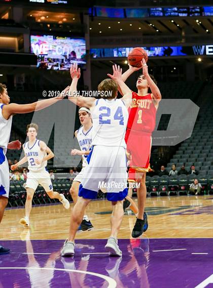 Thumbnail 2 in Jesuit vs. Davis (@Golden 1 Arena) photogallery.