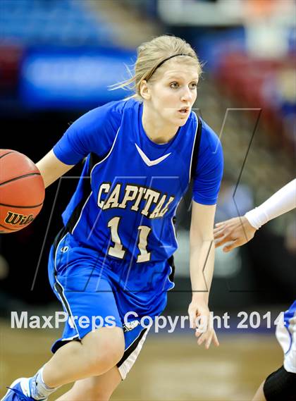 Thumbnail 1 in Brookside Christian vs Capital Christian (CIF SJS D5 Final) photogallery.