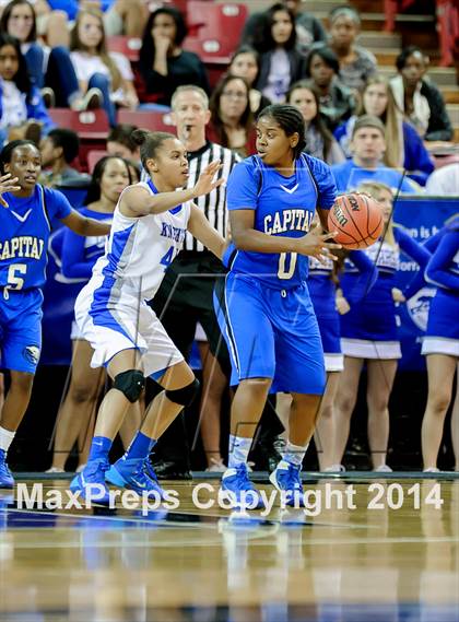 Thumbnail 2 in Brookside Christian vs Capital Christian (CIF SJS D5 Final) photogallery.
