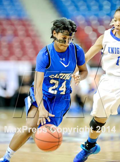 Thumbnail 2 in Brookside Christian vs Capital Christian (CIF SJS D5 Final) photogallery.