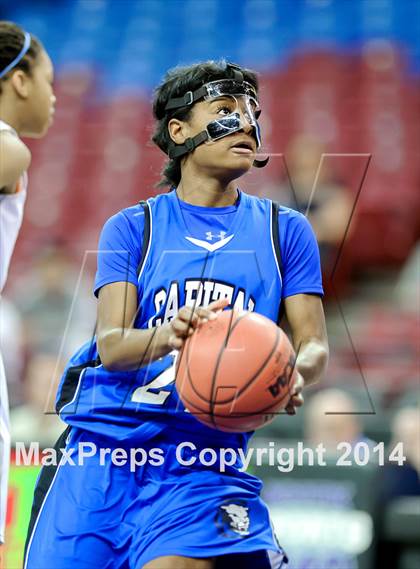 Thumbnail 3 in Brookside Christian vs Capital Christian (CIF SJS D5 Final) photogallery.