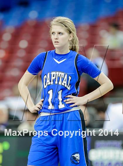 Thumbnail 2 in Brookside Christian vs Capital Christian (CIF SJS D5 Final) photogallery.