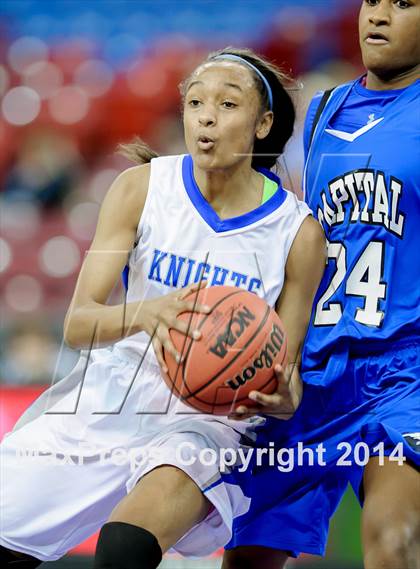 Thumbnail 3 in Brookside Christian vs Capital Christian (CIF SJS D5 Final) photogallery.