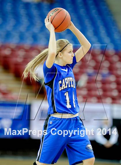 Thumbnail 2 in Brookside Christian vs Capital Christian (CIF SJS D5 Final) photogallery.