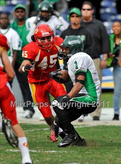 Thumbnail 1 in Cathedral Catholic vs Lincoln (CIF SDS D3 Final) photogallery.