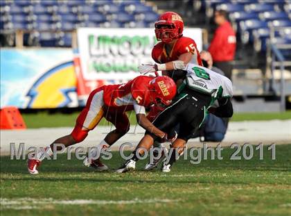 Thumbnail 2 in Cathedral Catholic vs Lincoln (CIF SDS D3 Final) photogallery.