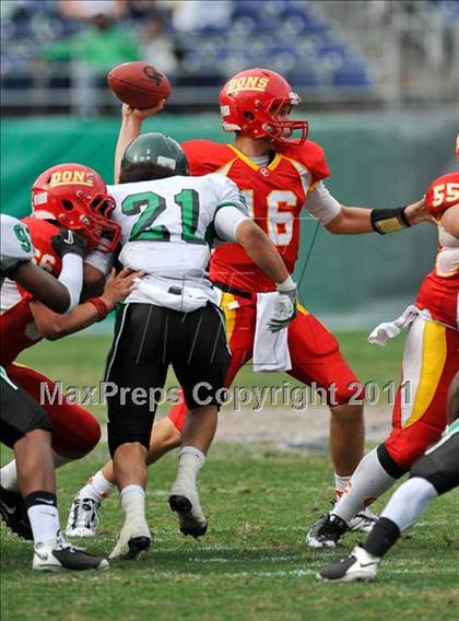 Thumbnail 2 in Cathedral Catholic vs Lincoln (CIF SDS D3 Final) photogallery.