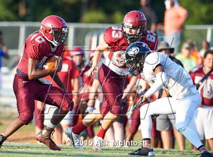 Thumbnail 2 in Granville Central vs. Cedar Ridge Scrimmage (Tar River Rumble) photogallery.