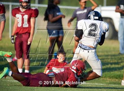 Thumbnail 2 in Granville Central vs. Cedar Ridge Scrimmage (Tar River Rumble) photogallery.