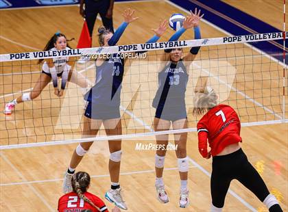 Thumbnail 2 in Pope vs. Jackson County (GHSA 6A 2nd Round) photogallery.