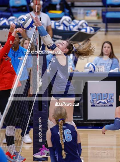 Thumbnail 3 in Pope vs. Jackson County (GHSA 6A 2nd Round) photogallery.