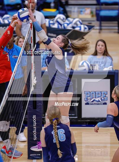 Thumbnail 2 in Pope vs. Jackson County (GHSA 6A 2nd Round) photogallery.