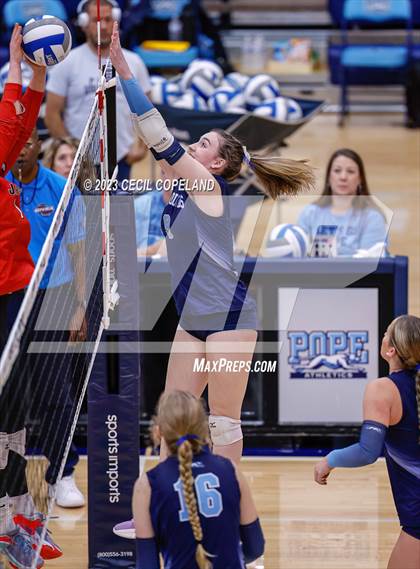 Thumbnail 1 in Pope vs. Jackson County (GHSA 6A 2nd Round) photogallery.