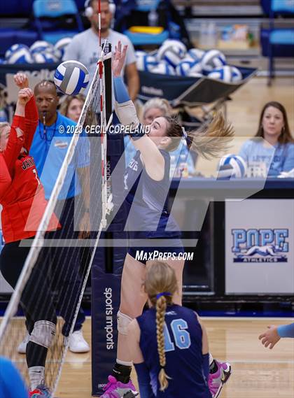 Thumbnail 1 in Pope vs. Jackson County (GHSA 6A 2nd Round) photogallery.