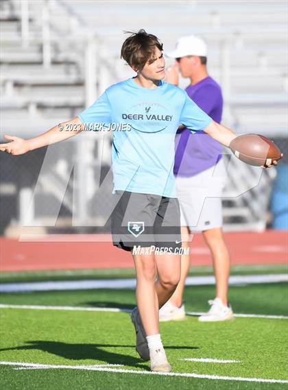 Thumbnail 1 in Northwest Christian vs. Deer Valley (Goldwater 7v7) photogallery.