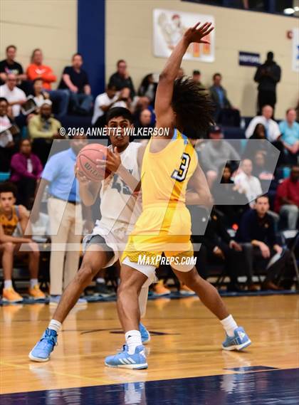 Thumbnail 1 in Huntington St. Joseph Prep vs. Berkeley Prep (ARS/Rescue Rooter National Hoopfest) photogallery.