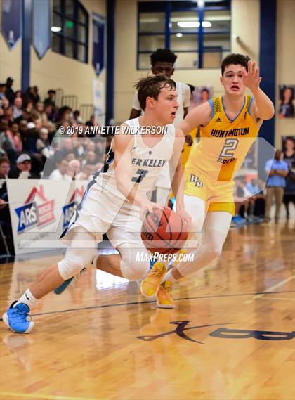 Thumbnail 1 in Huntington St. Joseph Prep vs. Berkeley Prep (ARS/Rescue Rooter National Hoopfest) photogallery.