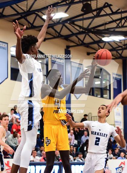 Thumbnail 3 in Huntington St. Joseph Prep vs. Berkeley Prep (ARS/Rescue Rooter National Hoopfest) photogallery.