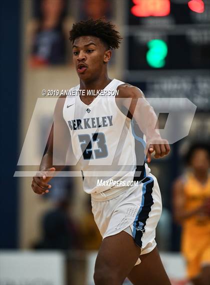 Thumbnail 1 in Huntington St. Joseph Prep vs. Berkeley Prep (ARS/Rescue Rooter National Hoopfest) photogallery.