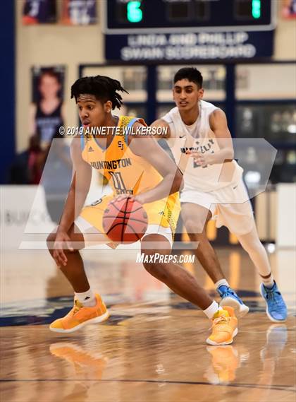 Thumbnail 3 in Huntington St. Joseph Prep vs. Berkeley Prep (ARS/Rescue Rooter National Hoopfest) photogallery.
