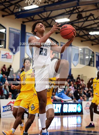 Thumbnail 1 in Huntington St. Joseph Prep vs. Berkeley Prep (ARS/Rescue Rooter National Hoopfest) photogallery.