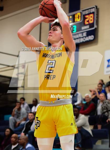 Thumbnail 2 in Huntington St. Joseph Prep vs. Berkeley Prep (ARS/Rescue Rooter National Hoopfest) photogallery.